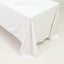 Scuba Rectangular 72"x120" Tablecloth White - Wrinkle Free & Stain Resistant Table Cover