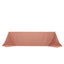 Scuba Rectangular 90"x156" Tablecloth Dusty Rose - Wrinkle Free, Stain Resistant & Seamless Table Cover
