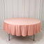 Scuba Round 90" Tablecloth Dusty Rose - Wrinkle Free & Stain Resistant Table Cover