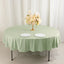 Scuba Round 90" Tablecloth Sage Green - Wrinkle Free & Stain Resistant Table Cover