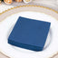 20 Pack Linen-Like Paper 5"x5" Napkins Navy Blue - Highly Absorbent Airlaid Napkins