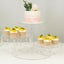 3-Tier Acrylic Cake Stand Clear with Hanging Crystal Pendants â€“ Dessert Display for Weddings & Parties