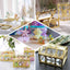 12-Pack Vintage Jewelry Box Candy Containers Clear Gold - Stylish Treasure Chest Favor Boxes 3.5"