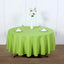 Polyester 90" Round Tablecloth Apple Green - Stain & Wrinkle-Resistant Table Cover