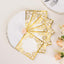 20-Pack Paper Beverage Napkins with Gold Foil Lace Design White - 3 Ply Disposable 18GSM European Style Cocktail Napkins 5"x5"
