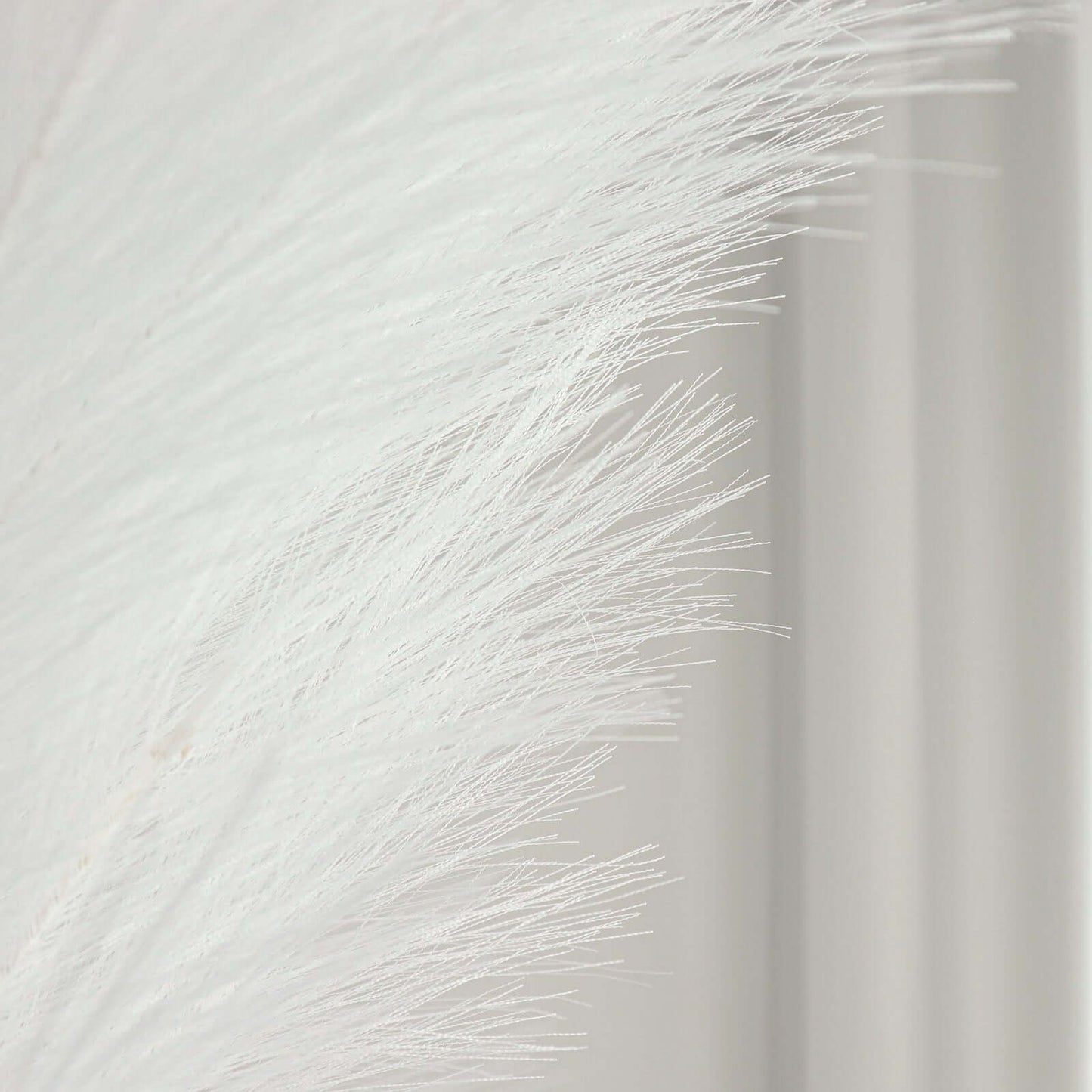 3 Stems Artificial Pampas Grass Decor White - Soft Realistic Faux Ornamental Grass Branches for Rustic Boho Chic Backdrops Floral Styling & Vase Displays 44"