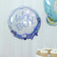 Set of 5 Blue White Boy Baby Shower Mylar Foil Balloon Set, Star, Round and Baby Carriage Balloon Bouquet With Ribbon, Gender Reveal Party Decorations