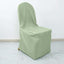 10 Pack Polyester Chair Cover for Banquet Chairs Sage Green - Stain-Resistant Reusable Slip-On Slipcover