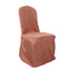 10 Pack Polyester Chair Cover for Banquet Chairs Terracotta (Rust) - Stain-Resistant Reusable Slip-On Slipcover