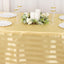 Satin Striped 90"x132" Rectangular Tablecloth Champagne - Seamless Silky Smooth Table Cover
