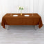 Polyester 60"x102" Rectangle Tablecloth Cinnamon Brown - Durable and Stylish Table Cover