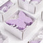 10 Pack Lavender Butterfly Unscented Soap Baby Shower Favors with Gift Boxes, Pre-Packed Bridal Shower Wedding Souvenirs - 2"