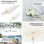 4-Pack Paper and Bamboo Parasol Umbrellas White - Decorative Centerpieces and Bridal Shower Photo Props 16"