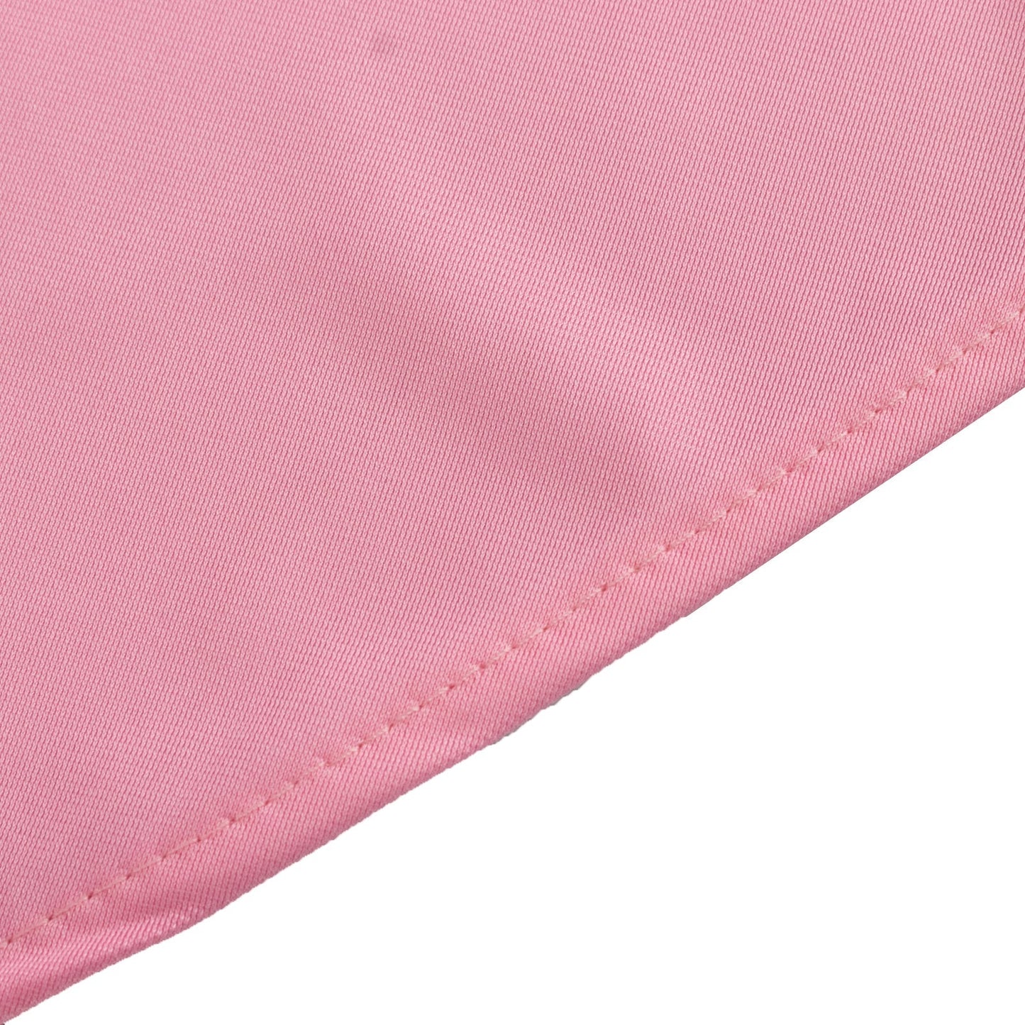 Scuba Round 90" Tablecloth Pink - Wrinkle Free & Stain Resistant Table Cover