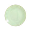 10-Pack Plastic 8" Round Dessert Plates in Sage Green with Gold Rim - Glossy Disposable Appetizer Salad Plates