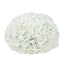 Pre-Arranged Silk Rose Wedding Centerpiece, Ivory Artificial Rose Flower Balls Arrangement Table Decor - 20"
