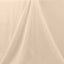 Premium Polyester 120" Round Tablecloth Beige - Seamless 220GSM Wrinkle-Resistant Table Cover