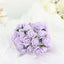 48 Roses 1" Lavender Lilac Real Touch Artificial DIY Foam Rose Flowers With Stem, Craft Rose Buds