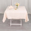 Premium Polyester 54"x54" Square Tablecloth Blush - Stain and Wrinkle-Resistant 220GSM Table Cover