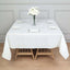 Paper Airlaid Tablecloth Square White - Disposable Linen-Feel Table Cover 70"x70"