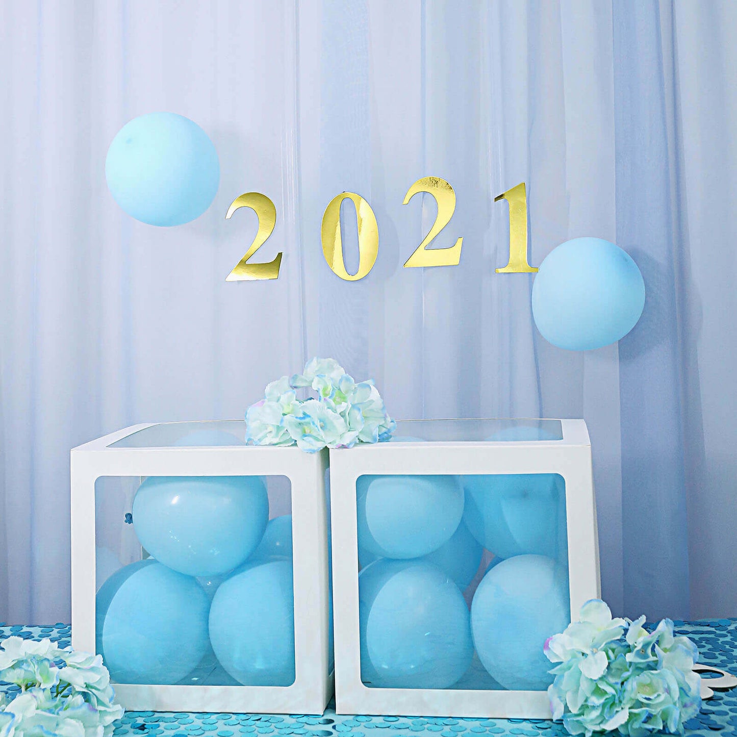 4-Pack Stickers Banner Custom 0-9 Number "5" Design Gold - Milestone Age and Date Stick-On Numbers 5"