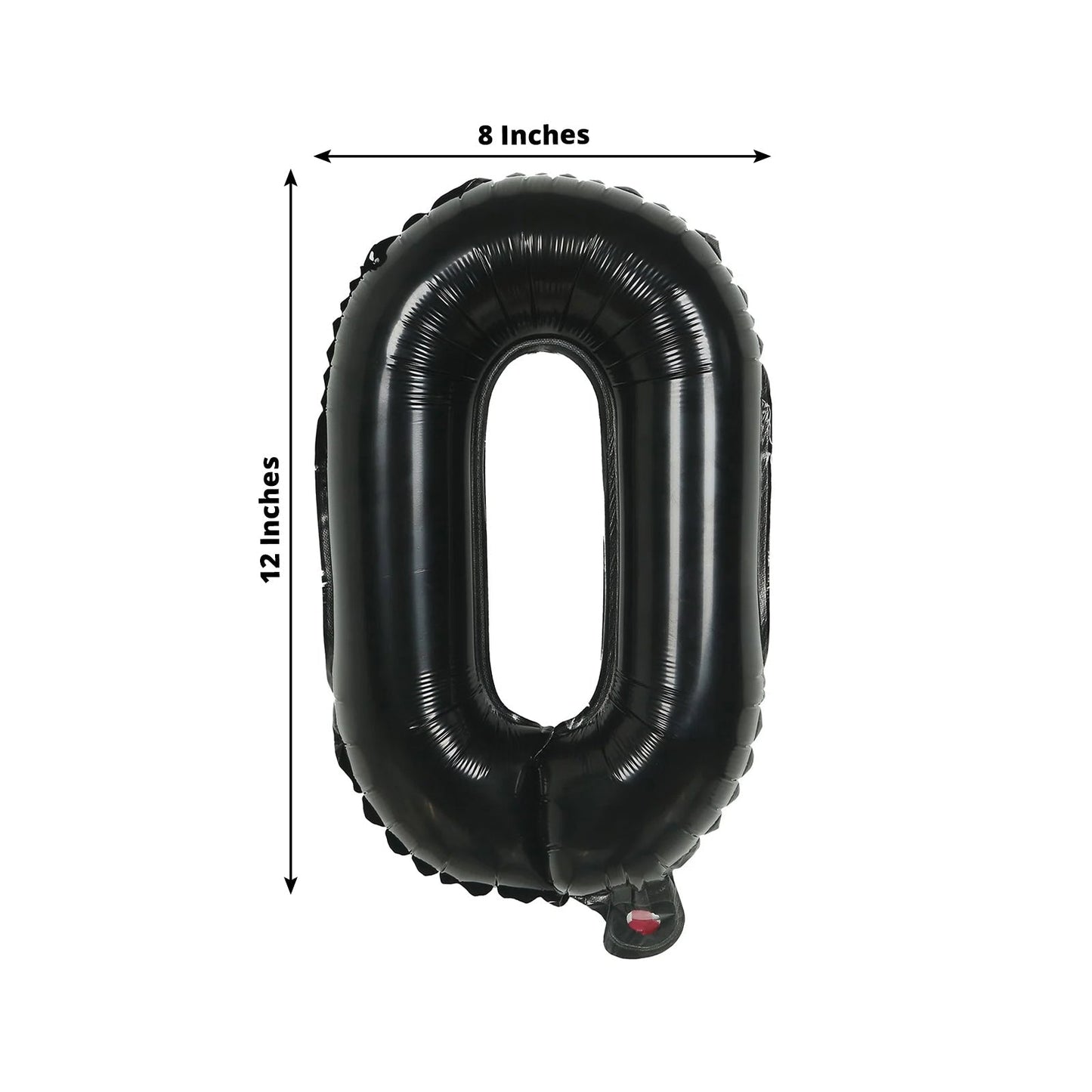 16ft Jumbo Chain Link Balloons in Black, 30pack 8x12" Durable Foil Chain Balloons for 90s Hip Hop Party Decorations, Event Decor
