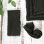 5 Pack Gauze Cheesecloth 24"x19" Napkins Black Reusable Dinner Napkins for Boho Farmhouse Style Events