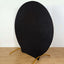 7.5ft Black Round Spandex Fit Party Backdrop Stand Cover