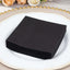 20 Pack Linen-Like Paper 5"x5" Napkins Black - Highly Absorbent Airlaid Napkins