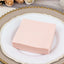 20 Pack Linen-Like Paper 5"x5" Napkins Blush - Highly Absorbent Airlaid Napkins