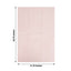 20 Pack Linen-Like Paper 8.5"x4" Napkins Blush - Highly Absorbent & Disposable Airlaid Guest Towels