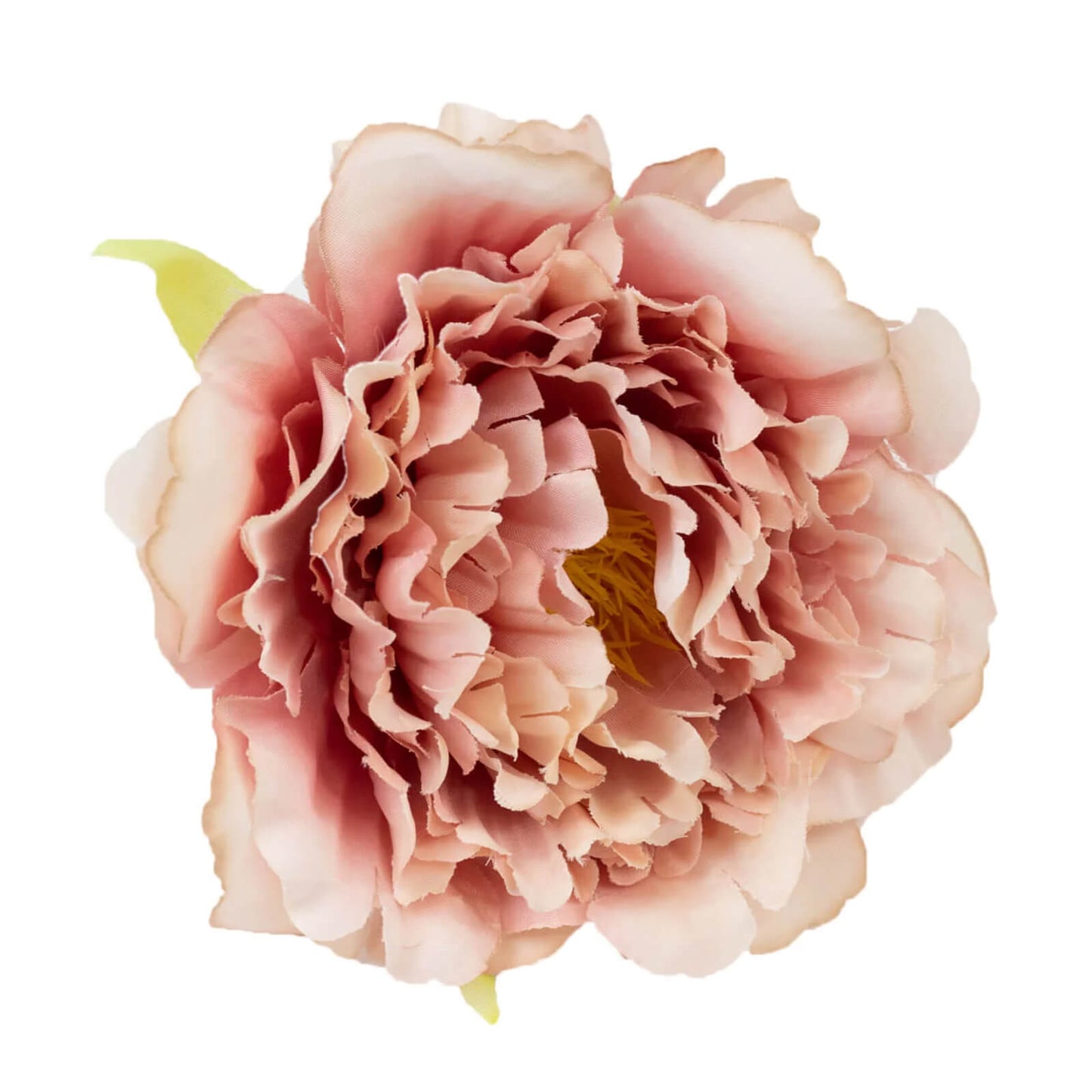 4-Pack Napkin Holders with Silk Peony Flower â€“ Pink Floral Napkin Rings for Dining Table Settings