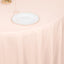 Scuba Round 120" Tablecloth Blush - Wrinkle Free & Stain Resistant Seamless Table Cover