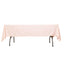 Scuba Rectangular 60"x102" Tablecloth Blush - Wrinkle Free & Stain Resistant Table Cover