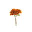 11" Orange Real Touch Artificial Silk Peonies Flower Bouquet