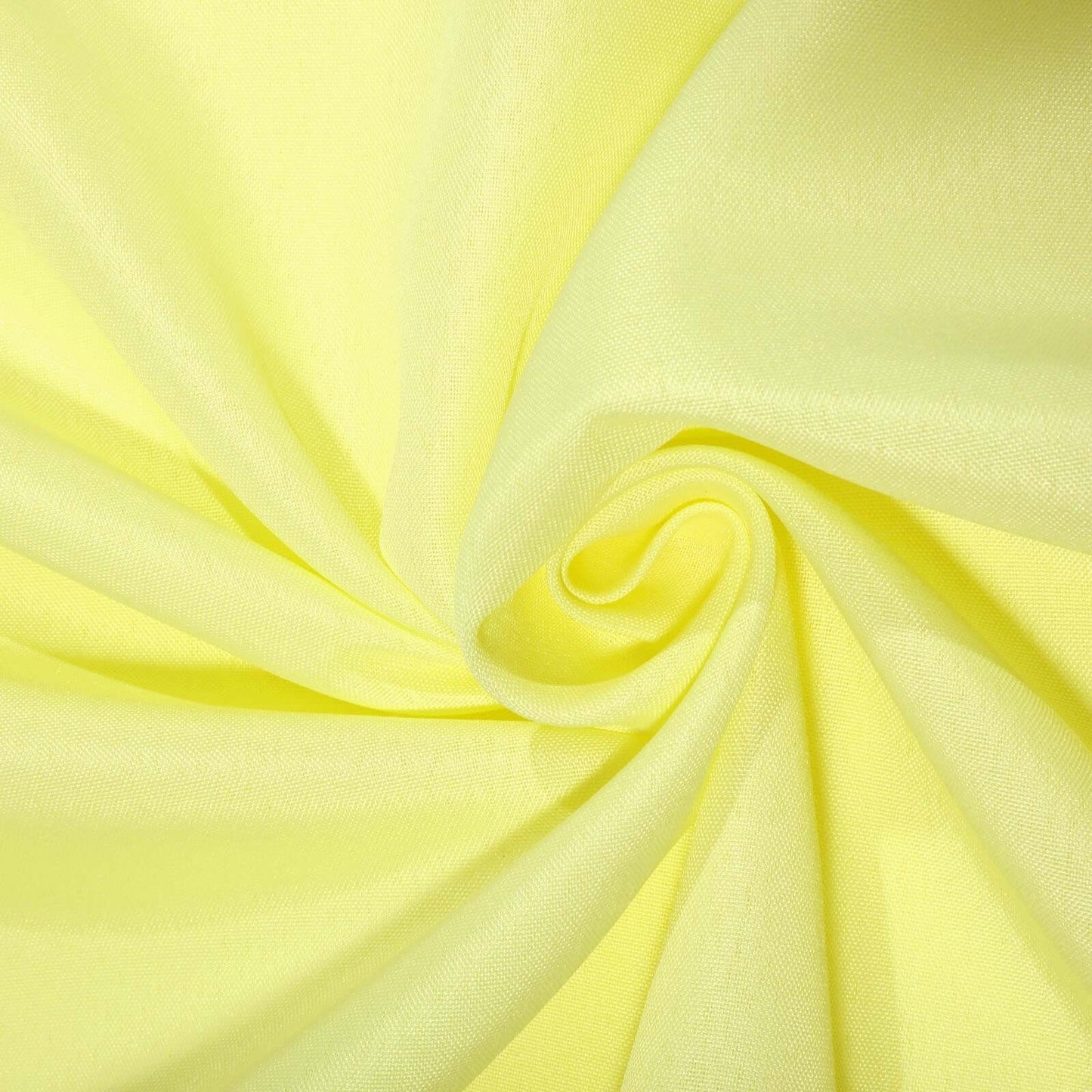 Polyester 108" Round Tablecloth Yellow - Wrinkle-Resistant Table Cover
