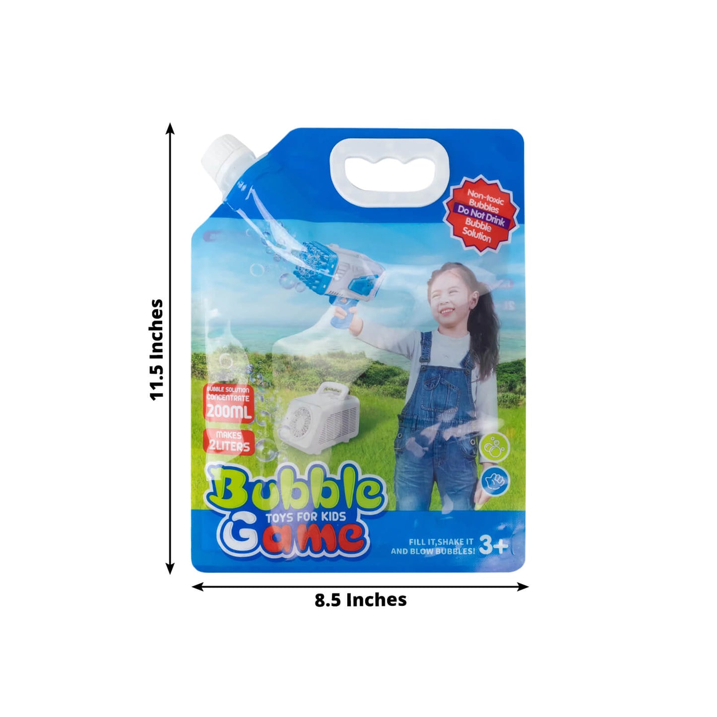 34oz Bubble Concentrated Solution 1000ml Bubble Liquid for Bubble Machine, Wands, Blower