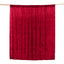 Burgundy Crushed Velvet Backdrop Curtain â€“ 8ft x 8ft Event Drape with Rod Pocket, Privacy Panel for Photo Booths & Events - Linen Luxes