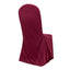 Scuba Stretch Chair Cover Burgundy for Banquet Chairs Slim Fit Design - Wrinkle Free and Durable Slipcover