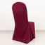 Scuba Stretch Chair Cover Burgundy for Banquet Chairs Slim Fit Design - Wrinkle Free and Durable Slipcover
