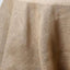 Burlap Jute 120" Round Tablecloth Natural - Rustic Boho Chic Seamless Table Linen - Linen Luxes