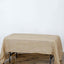 Burlap Jute 60"x102" Rectangle Tablecloth Natural - Rustic Boho Chic Table Linen - Linen Luxes