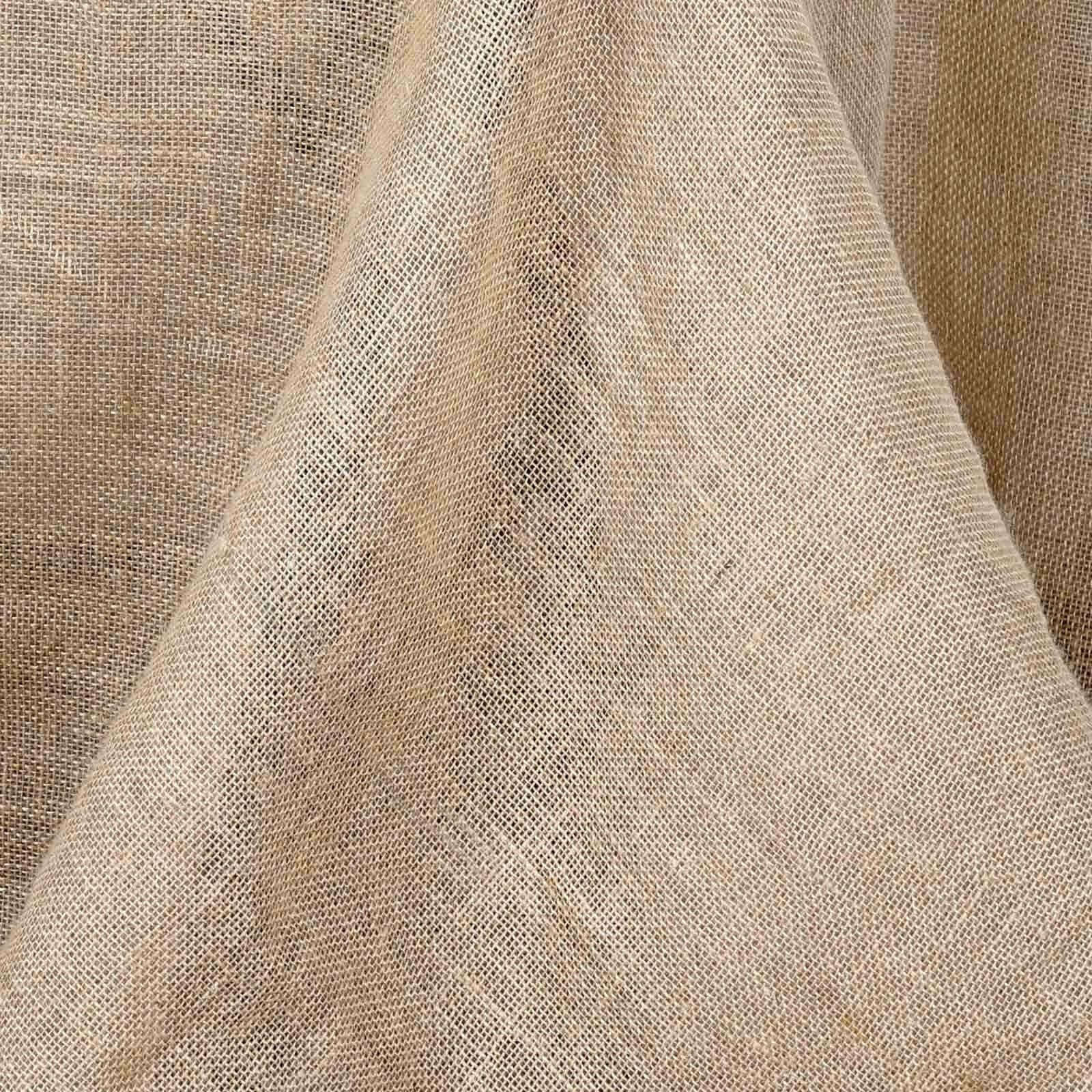 Burlap Jute 60"x102" Rectangle Tablecloth Natural - Rustic Boho Chic Table Linen - Linen Luxes