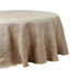 Burlap Jute 90" Round Tablecloth Natural - Rustic Boho Chic Table Linen - Linen Luxes