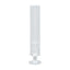 2-Pack Crystal Hurricane Taper Candle Holders, Tall Decorative Candle Stands Clear Cylinder Chimney Tubes 14"