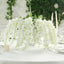 6 Pack Cream Silk Wisteria Vines Hanging Plants, Long Artificial Flowers Bushes - 4 Full Strands in 1 Bush - 21"