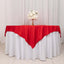 Scuba 70"x70" Table Overlay Square Tablecloth Red - Wrinkle Free & Stain Resistant Table Cover