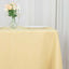 Premium Polyester Square Tablecloth 70"x70" Champagne 220GSM Wrinkle-Resistant Table Cover