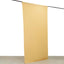 Champagne 4-Way Stretch Spandex Event Curtain Drapes, Wrinkle Free Backdrop Event Panel with Rod Pockets - 5ftx10ft