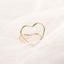 10-Pack Metal Card Holder Stands Double Heart Design Gold - Table Number Stands and Wedding Place Card Menu Clips 1"